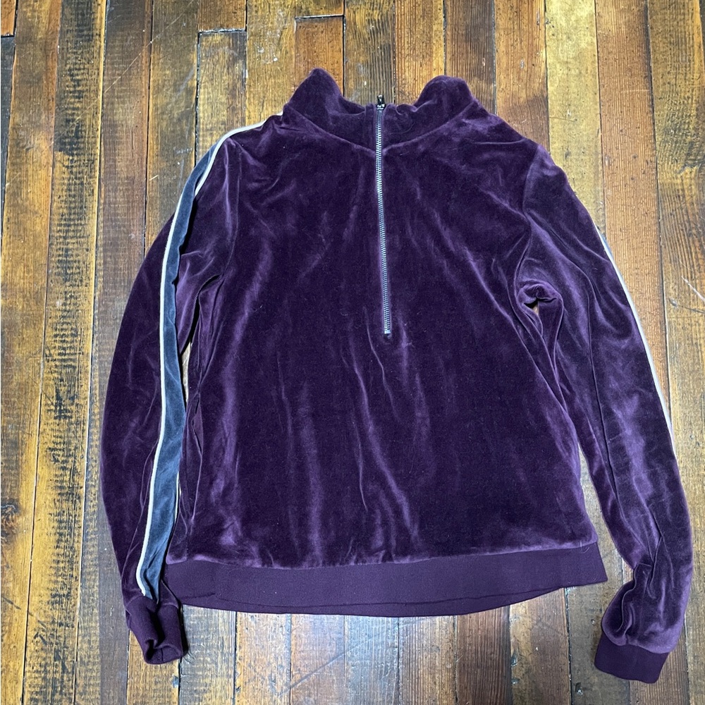 Fabletics Purple Velvet Sweater